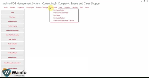 Wainfo Pos Software