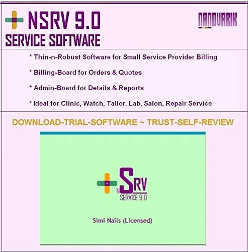 NSRV Service Billing Software trial