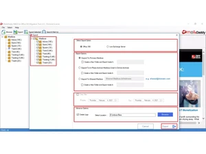 MailsDaddy MBOX to Office 365 Migration Tool export