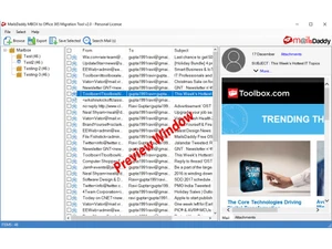 MailsDaddy MBOX to Office 365 Migration Tool mailbox