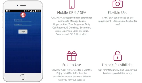 infosfa sales force automation software 2