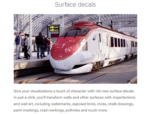 lumion surface decals