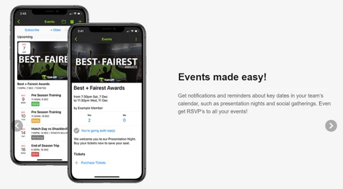 Team App event made eazy