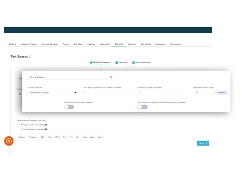 Playbook Software-scheduling