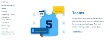 PowerUp Sports FEATURES