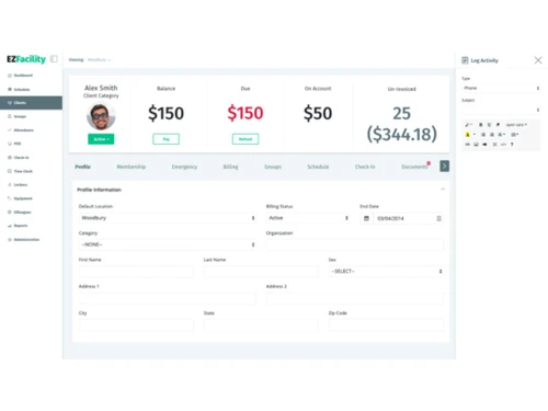 EZFacility Sports Facility Management Software clients