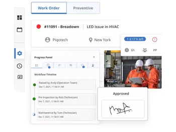 PiqoTech Facility Software work order