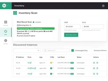 NGINX Plus Web Server-Inventory