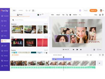 FlexClip photo editing