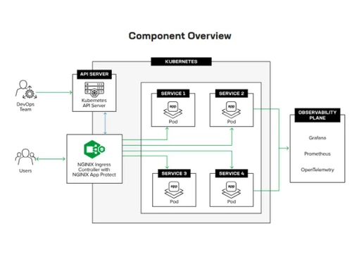 nginx plus ingress controller component