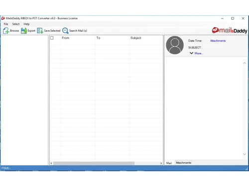 Mailsdaddy MBOX to PST Converter search