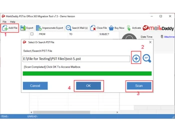 MailsDaddy PST Attachment Extractor file