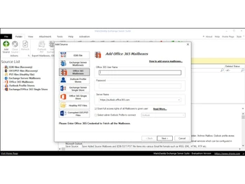 MailsDaddy OST to Office 365 Tool folder