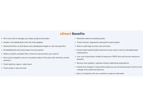 eSmart CRM benefits