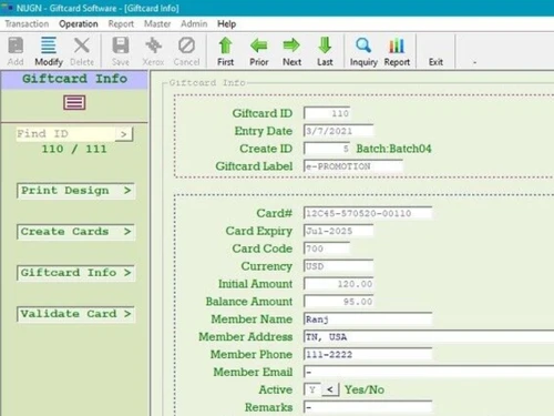 nugn gift card creator software-label