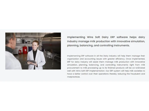 ws dairy erp implementing