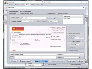 mlmage cheque printing software setup