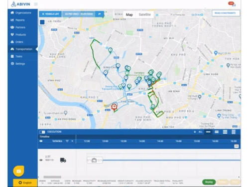 abivin transport management system-optimization