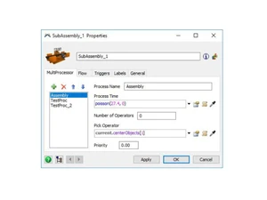 flexsim process flow