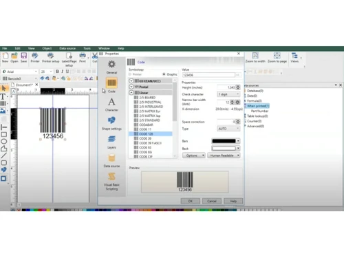 teklynx barcode generator software code