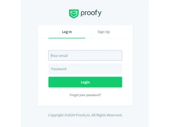 proofy login