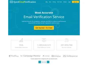 quickemailverification started