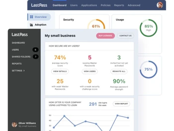 LastPass dashboard