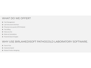 birlamedisoft pathogold what does it offer