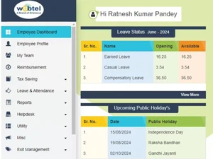 webtel hr pearls-dashboard