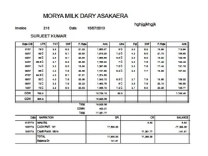 shweta dairy accounting software