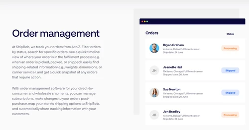 shipbob order management
