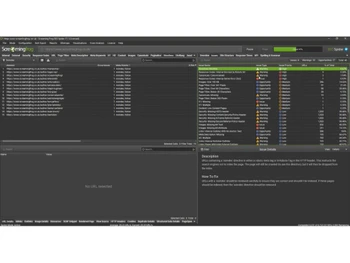 Screaming Frog Dashboard