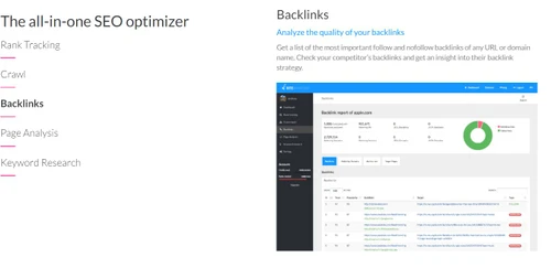 siteanalyzer backlinks