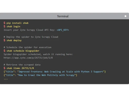 scrapy coding