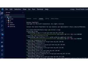 scrapy terminal