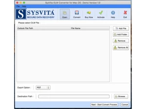 sysvita olm to pst converter-homepage