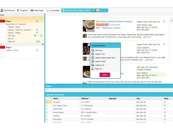 mozenda scalable web data etracting create