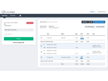 buddy punch-timecard