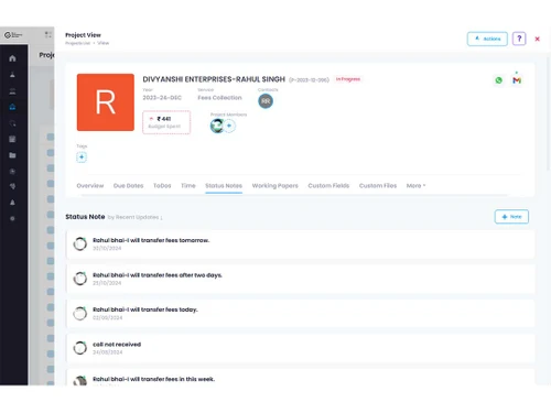EasyCloudBooks project view