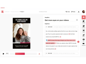 Zubtitle create videos for social media