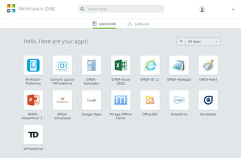 vmWare Workspace one