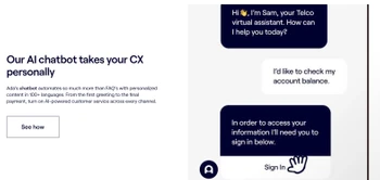 ada chatbot cx personally