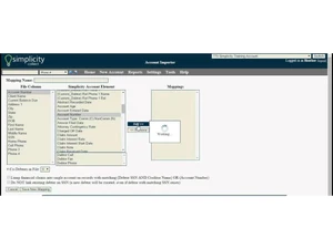 simplicity debt collection settings