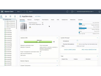 VMware vSphere 6.7 Appservice