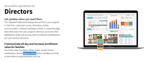 tadpoles dashboard director