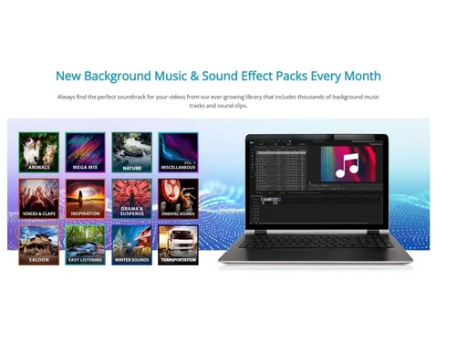 cyberlink powerdirector stock library