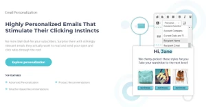 moosend email personalization