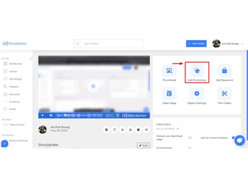 storyxpress screen recorder actions