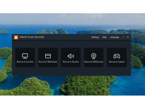 gilisoft screen recorder setting