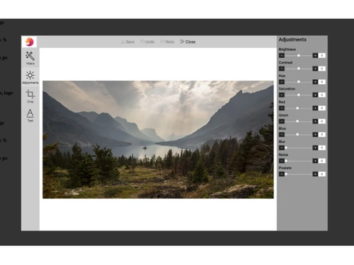 pixoeditor adjustments